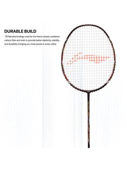 Li-Ning - Blaze 100 Carbon Fibre Strung Badminton with Cover -Brown