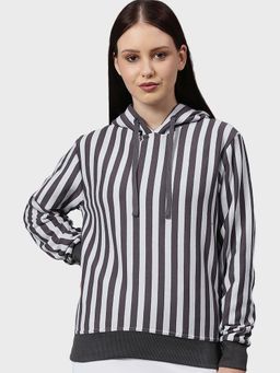 PINACOLADA - Multi-Color Stripes Sweatshirt