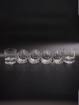 Smokey Cocktail - Animal Shadow Whiskey Glasses - Set Of 6 (Eagle)