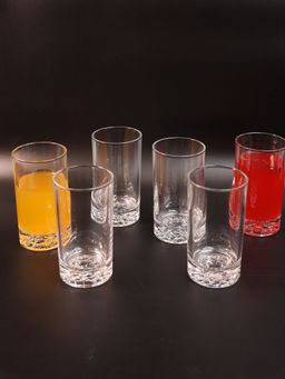 Smokey Cocktail - Tall Animal Shadow Glasses - Set Of 6 (Lion)