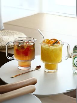 Smokey Cocktail - Vintage Glass - Set Of 2