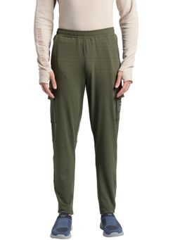 WILDCRAFT - Cotton Solid Olive Regular Fit Trackpants