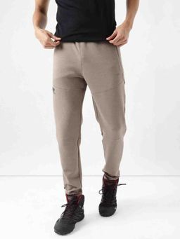 WILDCRAFT - Polyester Solid Beige Regular Fit Trackpants