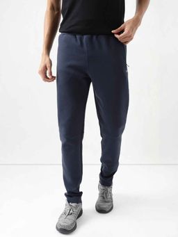 WILDCRAFT - Polyester Solid Navy Blue Regular Fit Trackpants