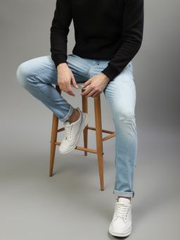 Antony Morato - Men Solid Blue Tapered Fit Jeans