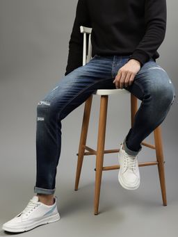 Antony Morato - Men Solid Blue Tapered Fit Jeans