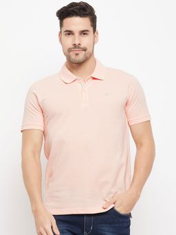 Cantabil - Men Lt Pink T-Shirt
