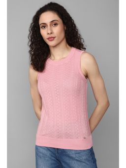 Allen Solly - Women Pink Textured Casual Top