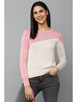 Allen Solly - Women Cream Colorblock Casual Top