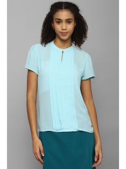 Allen Solly - Women Blue Solid Casual Top