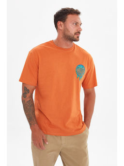 Trendyol - Man Orange T-Shirt