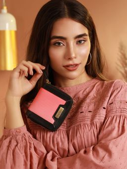 Priyaasi - Peach Ombre Solid Mini Wallet