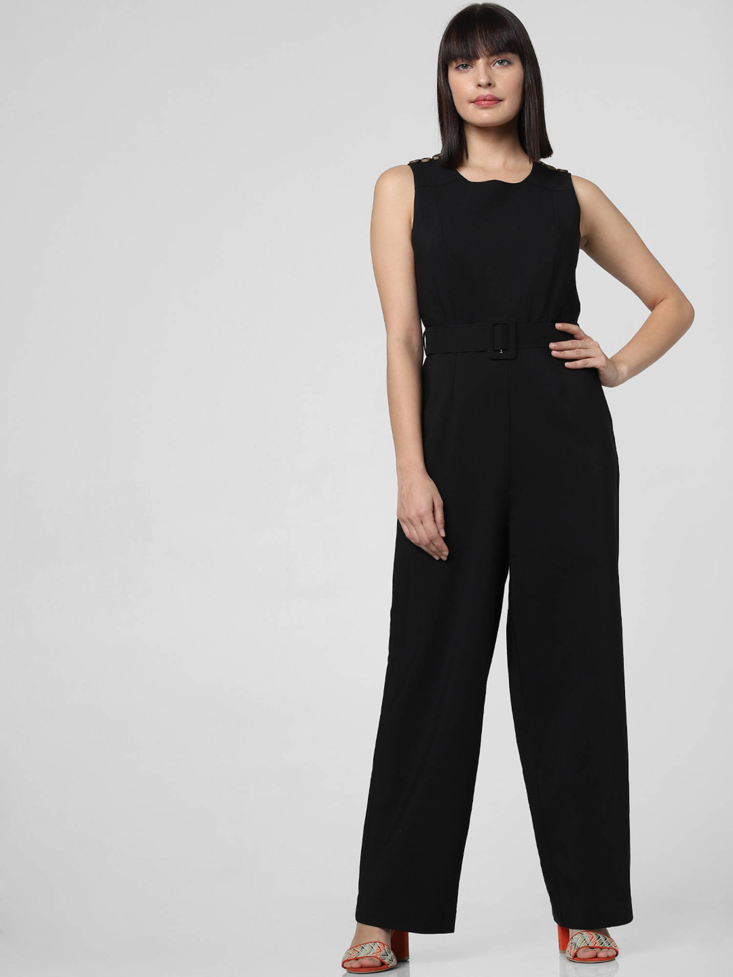 Buy VERO MODA Black Formal Jumpsuit 