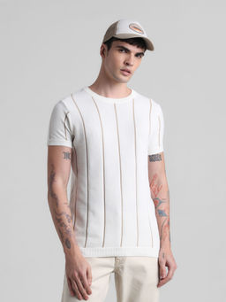 Jack & Jones - White Slim Fit T-Shirt