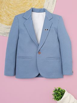 RIDOKIDZ - Boys Full Sleeves Blue Blazer