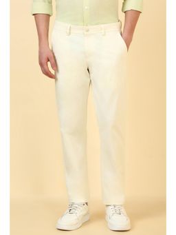 Allen Solly - Men Beige Solid Casual Trouser
