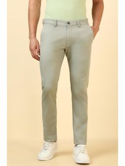 Allen Solly - Men Green Solid Casual Trouser