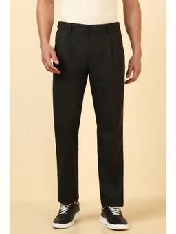 Allen Solly - Men Green Solid Casual Trouser