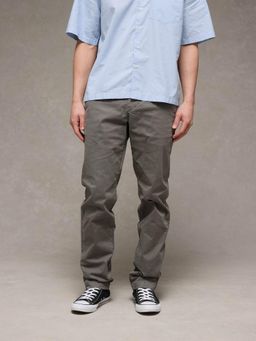 American Eagle - Men Grey Flex Original Straight Lived-In Chinos