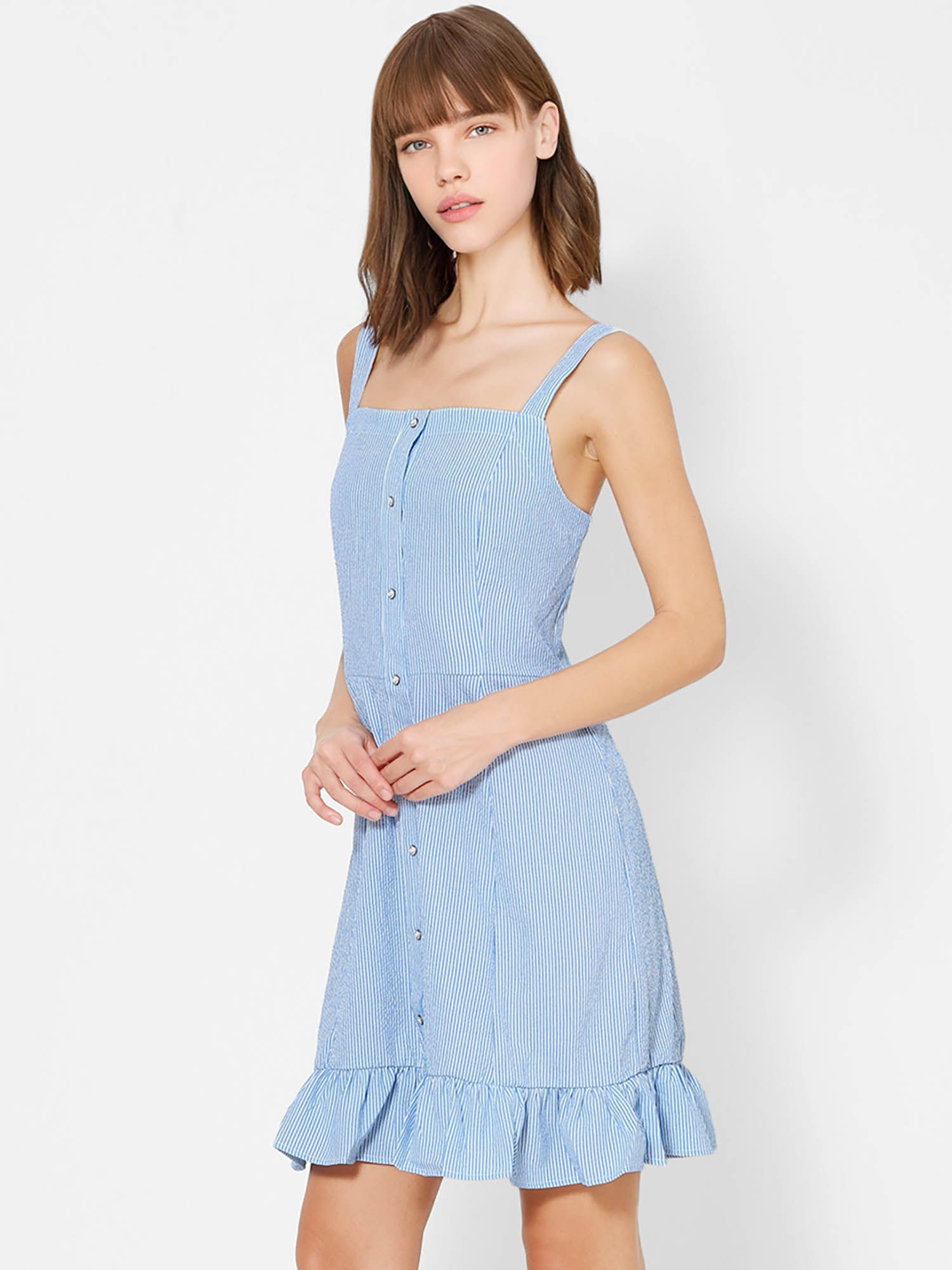 Onllecey Life Stripe Denim Dress Bin 