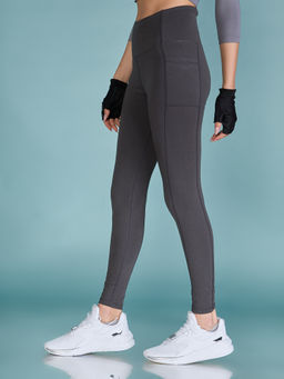 Kica - Ease In Low Impact Cotton Leggings For Everyday Essentials Grey