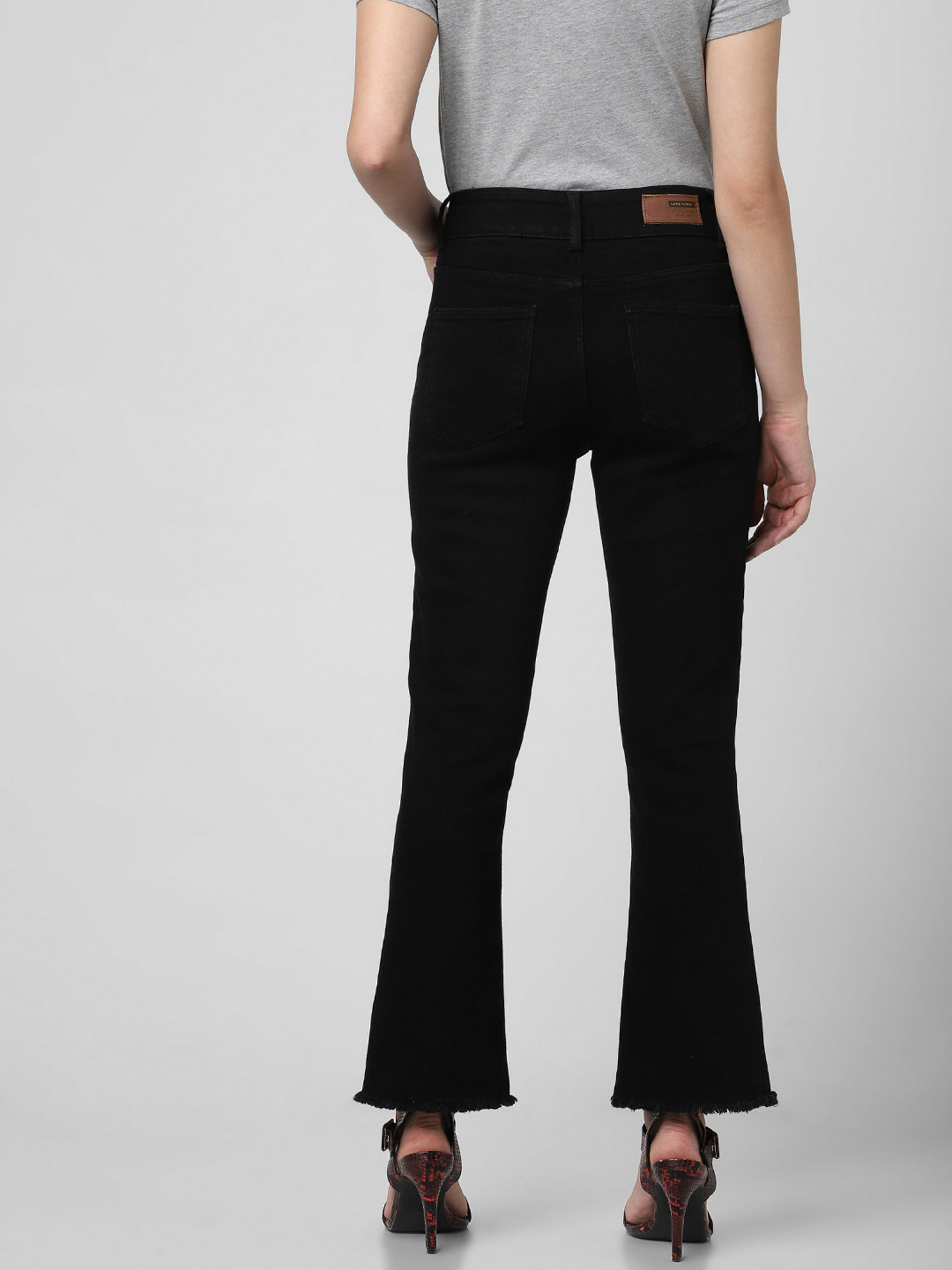 VERO MODA Black Bootcut Jeans 