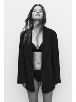 H&M - Women Black Non-Wired Microfibre Push-Up Bra