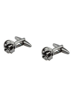The Tie Hub - Gunmetal Small Knots Cufflinks