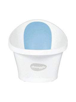 Shnuggle - Bath White-Blue With Plug