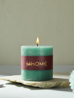 Fabindia - Green Apricot Fragrance Pillar Candle
