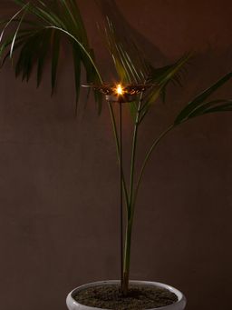 Fabindia - Brown Aman Metal Garden Decor Votive Candle Holders (Pack of 2)