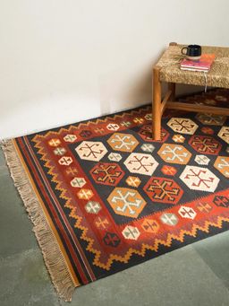 Fabindia - Multi-Color Hand Woven Cotton Dhurrie