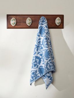 Fabindia - Multi-Color Multi Azul Hand Painted Ceramic Wall Hook