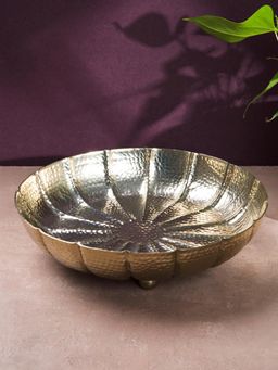 Fabindia - Gold Neeraj Hammered Metal Urli