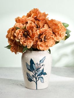 Fabindia - Off White Wabisabi Ceramic Table Vase