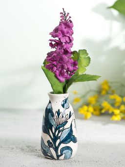 Fabindia - Off White Wabisabi Ceramic Bud Vase