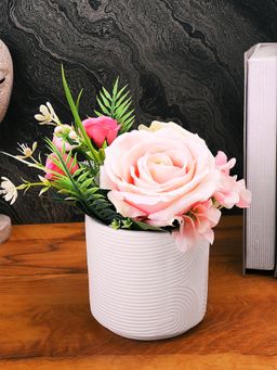 Tayhaa - White Maze Ceramic Planter