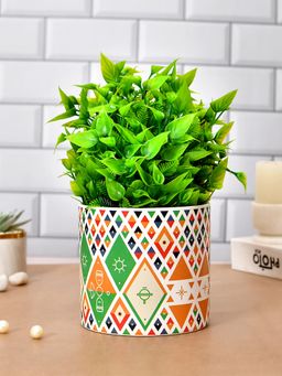 Tayhaa - Multi-Color Ceramic Garden Delight Planter
