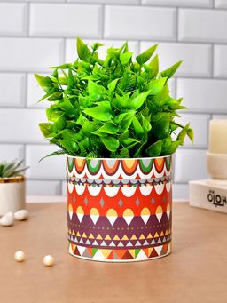 Tayhaa - Multi-Color Ceramic Garden Delight Planter