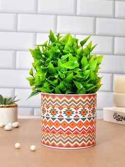 Tayhaa - Multi-Color Ceramic Garden Delight Colorful Planter