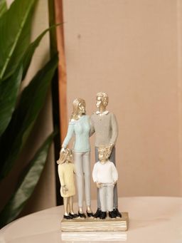 HOME 360 - Multi-Color Parent & Kids Tabletop Figurine