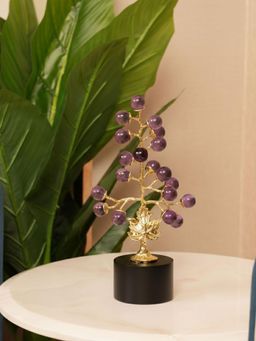 HOME 360 - Purple Jewelled Grapevine Figurine