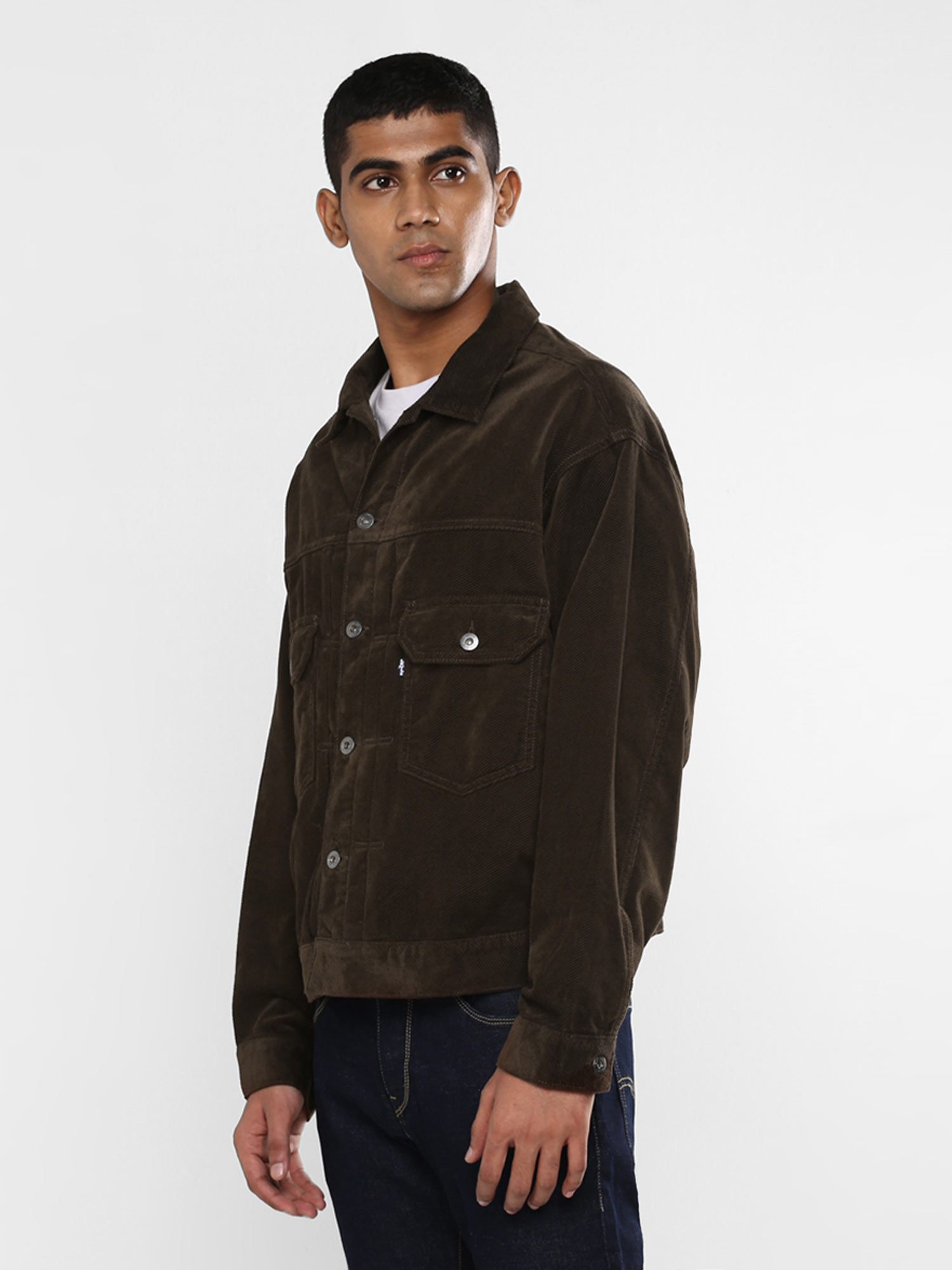 Men Brown Denim Jacket Online|Nykaa Fashion