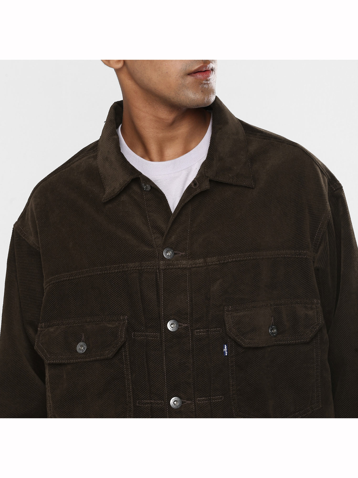 Men Brown Denim Jacket Online|Nykaa Fashion