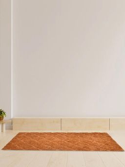 At Home by Nilkamal - Diamond Polyester Runner (Dark Beige)