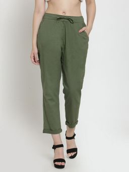 Global Republic - Green Cotton Women Lower