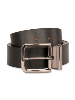 United Colors of Benetton - Men Leather Reversible Belt - Black & Tan