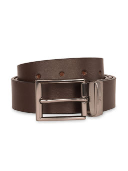United Colors of Benetton - Men Leather Reversible Belt - Brown & Tan
