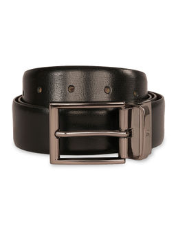 United Colors of Benetton - Men Leather Reversible Belt - Black & Tan