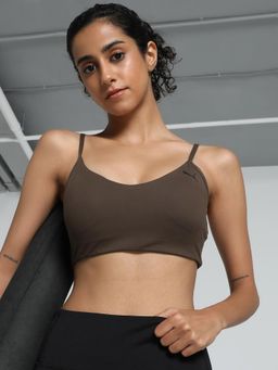 Puma - Move Yogini Women's Brown Sports Bra